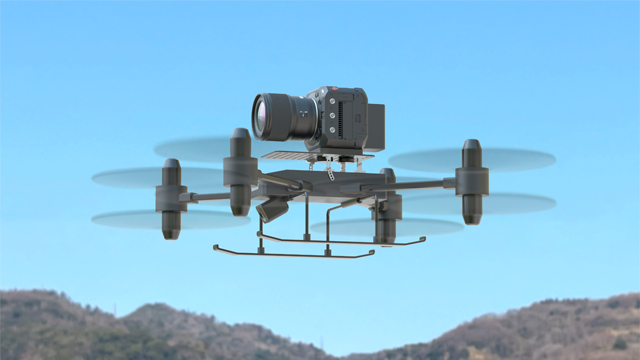 Drone shooting for news/cinema productions