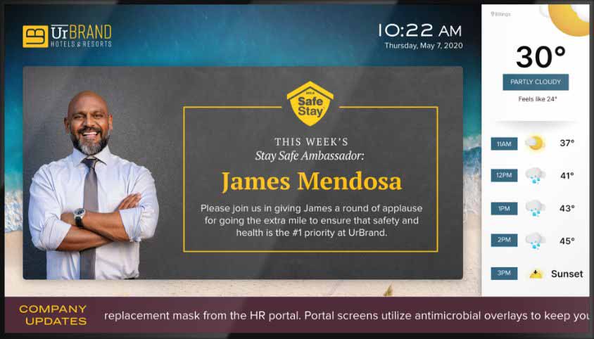 Teste Urbrand Digital Signage