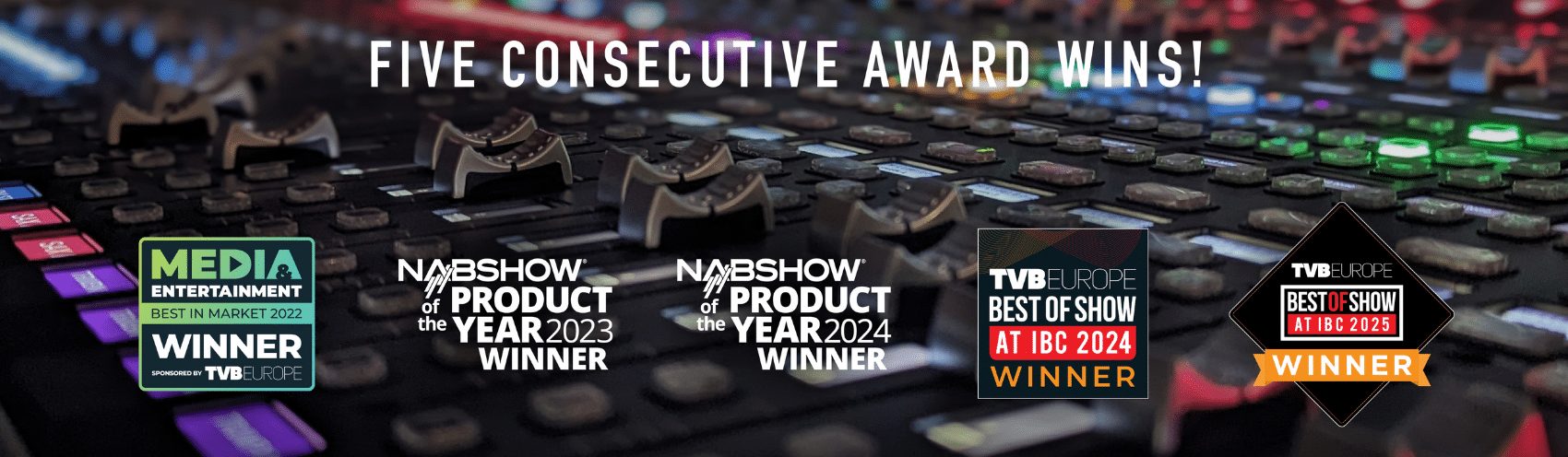 Five Consecutive Award Wins